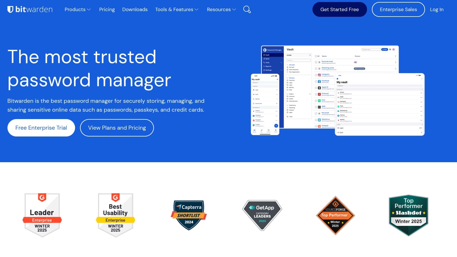 Bitwarden screenshot