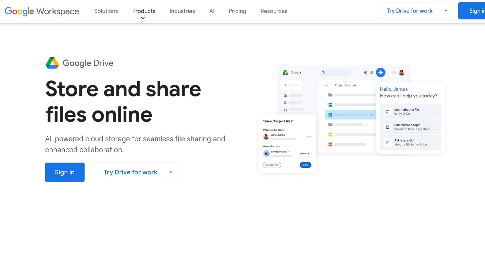 Google Drive screenshot