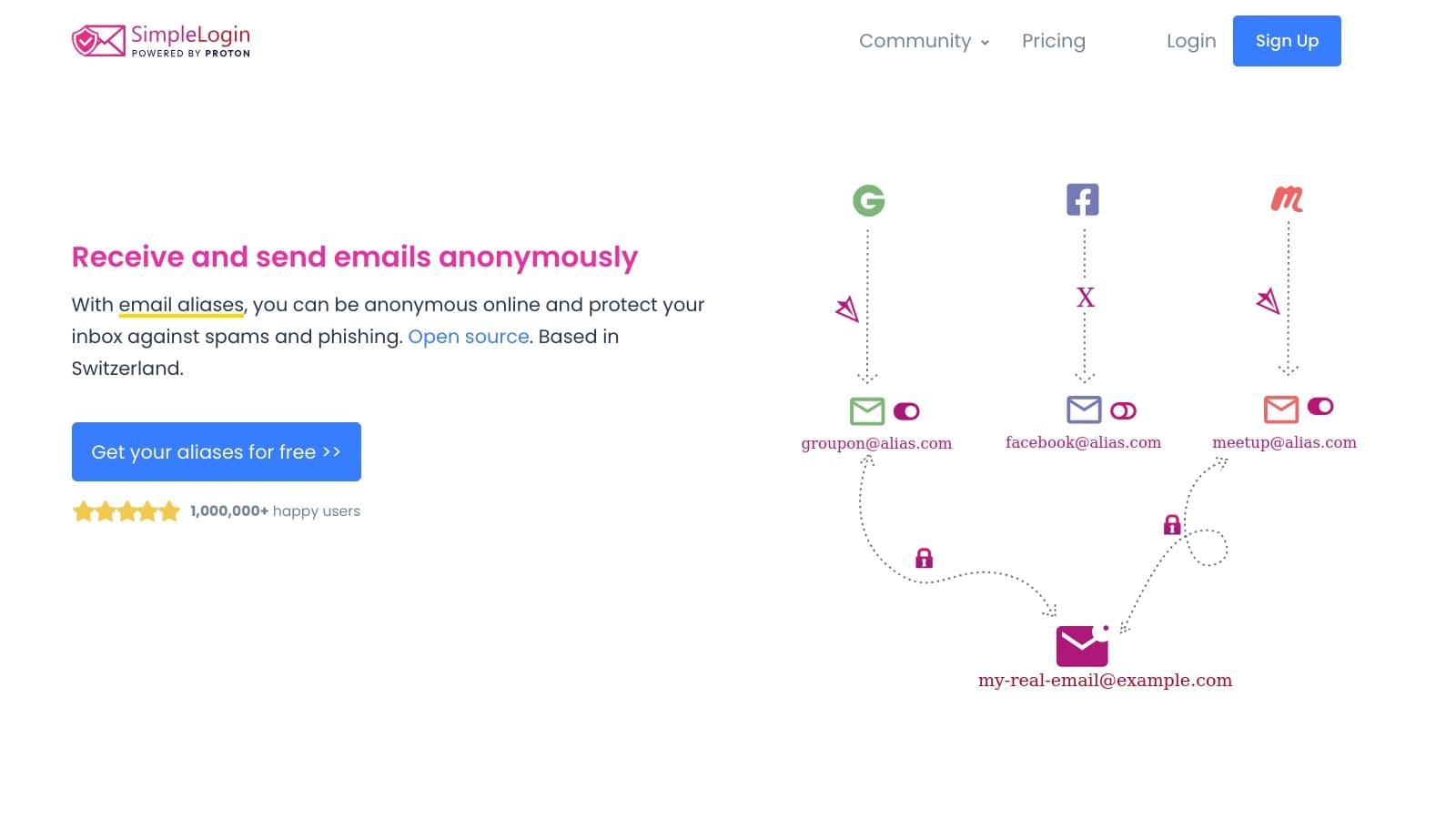 SimpleLogin screenshot